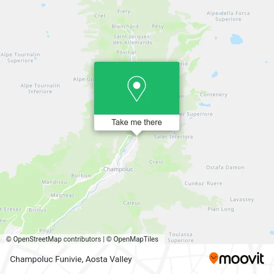 Champoluc Funivie map