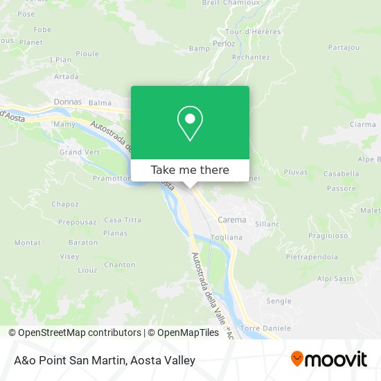 A&o Point San Martin map