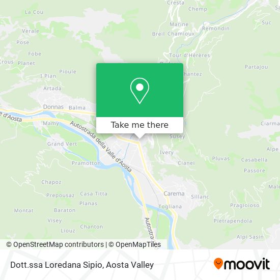Dott.ssa Loredana Sipio map