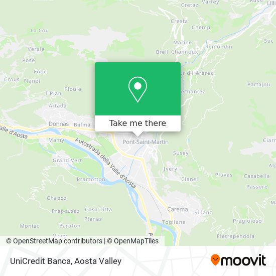 UniCredit Banca map
