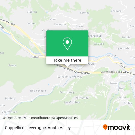 Cappella di Leverogne map