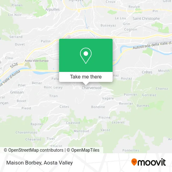 Maison Borbey map