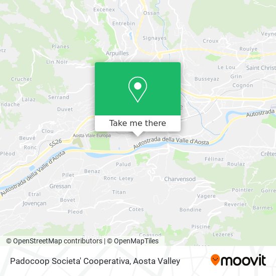 Padocoop Societa' Cooperativa map