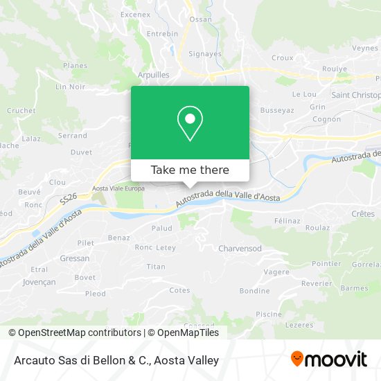 Arcauto Sas di Bellon & C. map