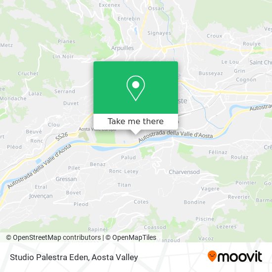 Studio Palestra Eden map