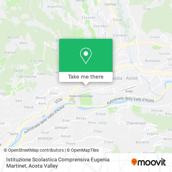 Istituzione Scolastica Comprensiva Eugenia Martinet map