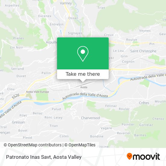 Patronato Inas Savt map