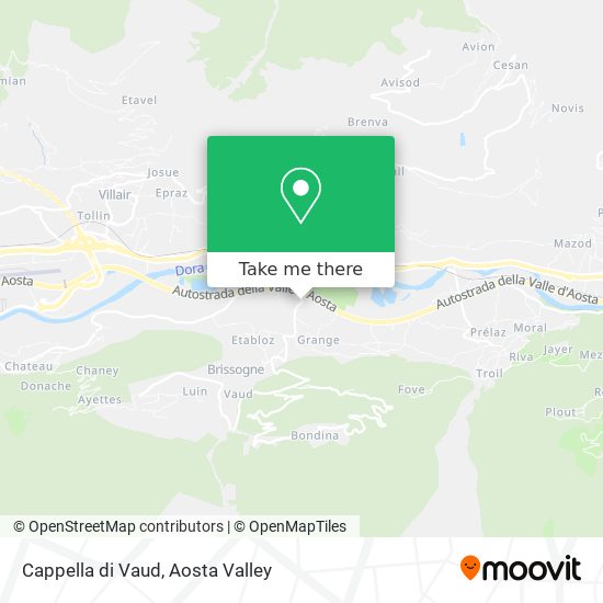 Cappella di Vaud map