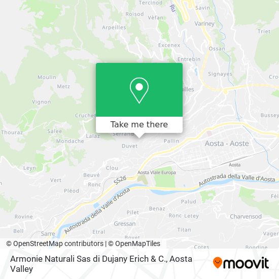 Armonie Naturali Sas di Dujany Erich & C. map