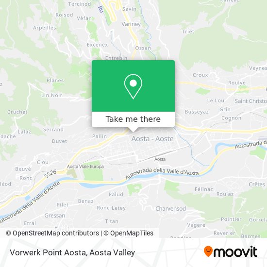 Vorwerk Point Aosta map