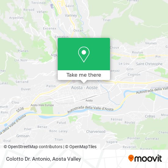 Colotto Dr. Antonio map
