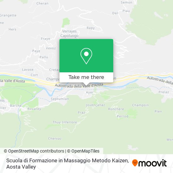 Scuola di Formazione in Massaggio Metodo Kaizen map