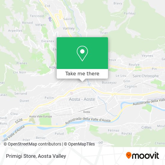 Primigi Store map