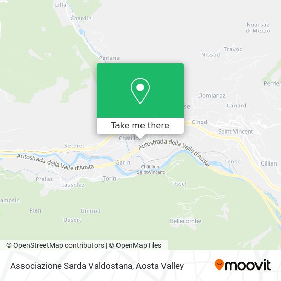 Associazione Sarda Valdostana map