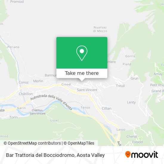 Bar Trattoria del Bocciodromo map