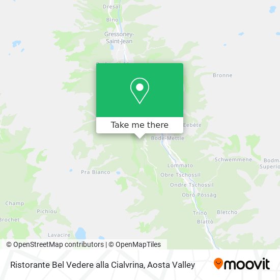 Ristorante Bel Vedere alla Cialvrina map