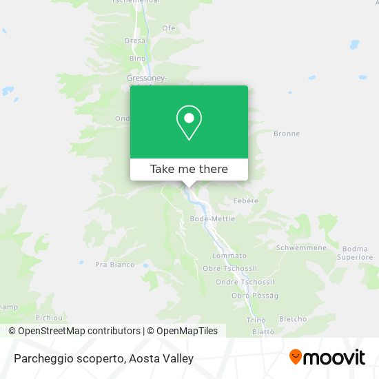 Parcheggio scoperto map
