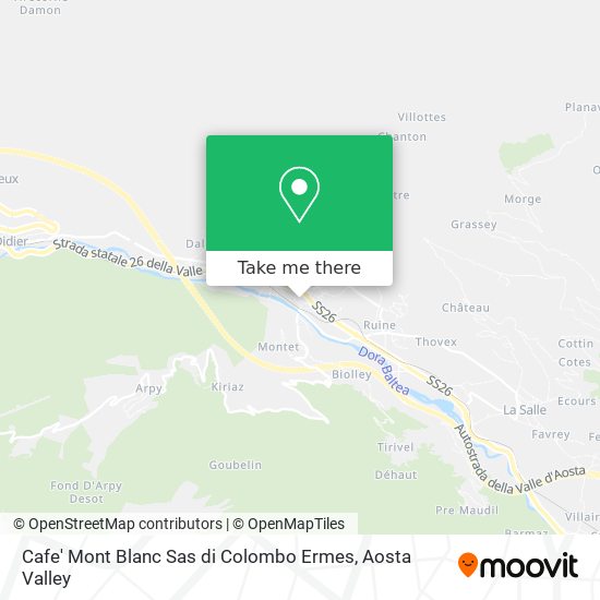 Cafe' Mont Blanc Sas di Colombo Ermes map