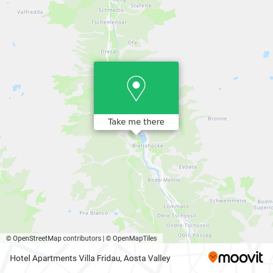 Hotel Apartments Villa Fridau map