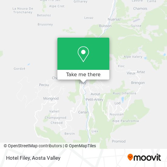 Hotel Filey map