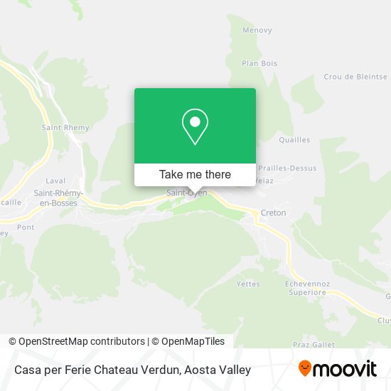 Casa per Ferie Chateau Verdun map