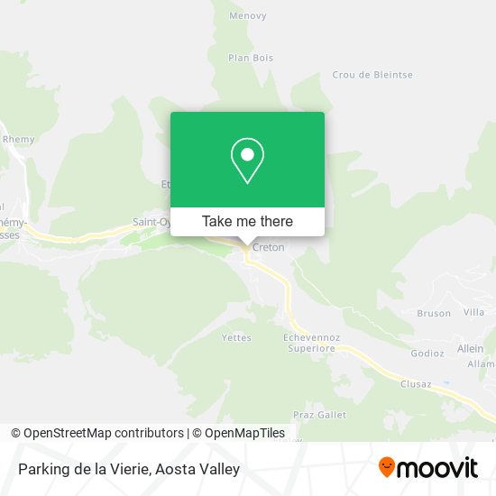 Parking de la Vierie map