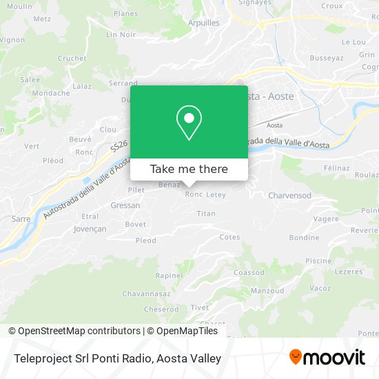 Teleproject Srl Ponti Radio map
