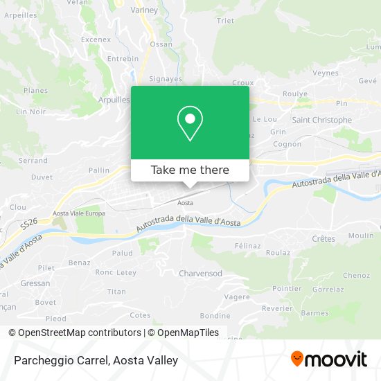 Parcheggio Carrel map