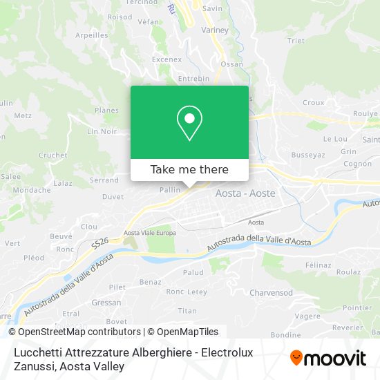 Lucchetti Attrezzature Alberghiere - Electrolux Zanussi map