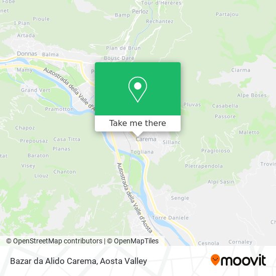 Bazar da Alido Carema map
