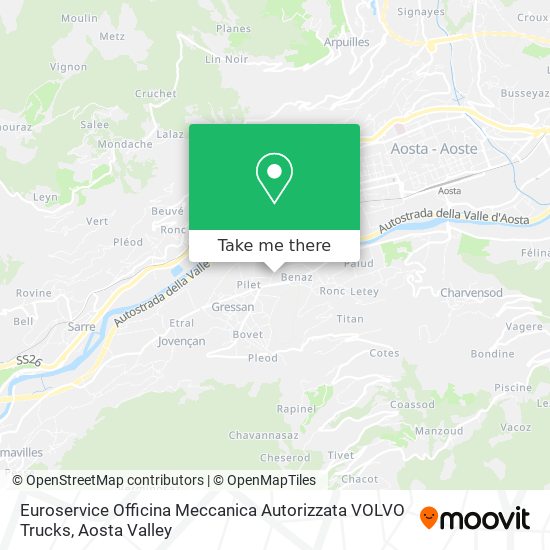 Euroservice Officina Meccanica Autorizzata VOLVO Trucks map