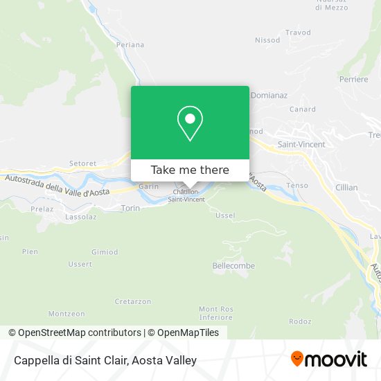 Cappella di Saint Clair map