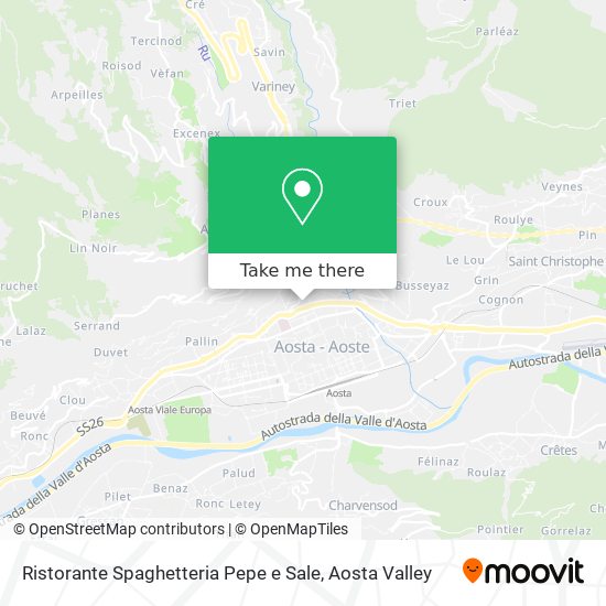 Ristorante Spaghetteria Pepe e Sale map