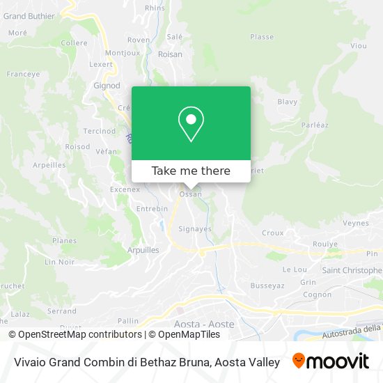 Vivaio Grand Combin di Bethaz Bruna map