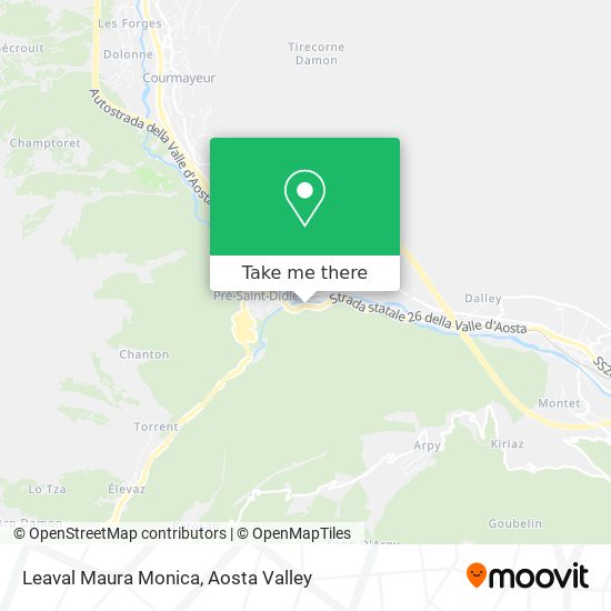 Leaval Maura Monica map