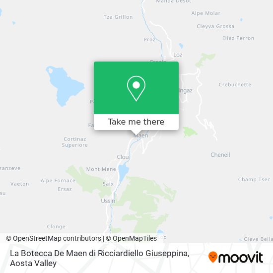 La Botecca De Maen di Ricciardiello Giuseppina map