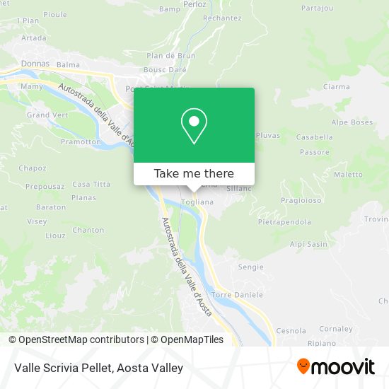 Valle Scrivia Pellet map