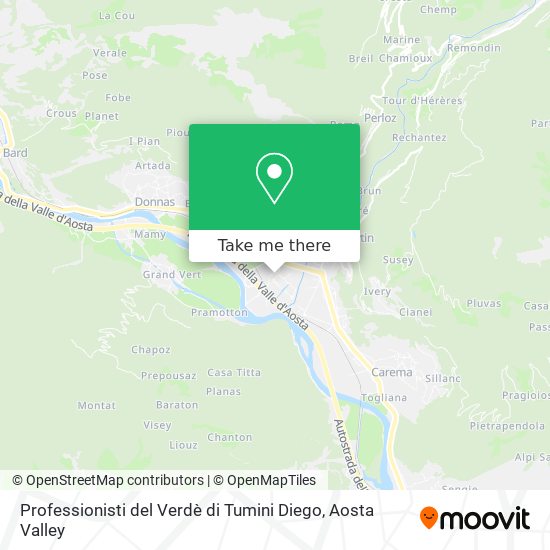 Professionisti del Verdè di Tumini Diego map