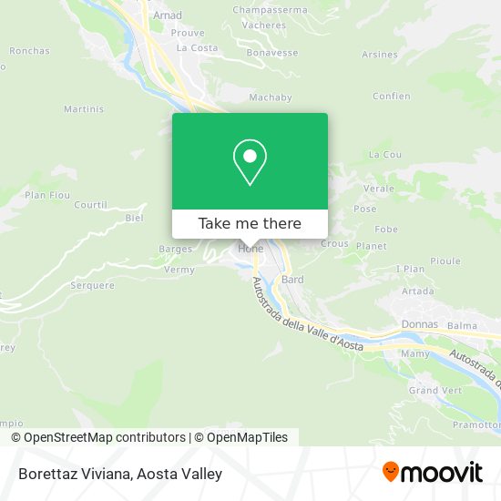Borettaz Viviana map