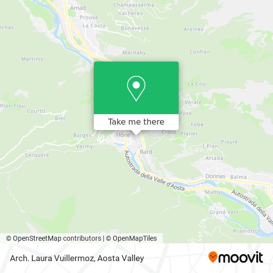 Arch. Laura Vuillermoz map