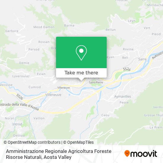 Amministrazione Regionale Agricoltura Foreste Risorse Naturali map