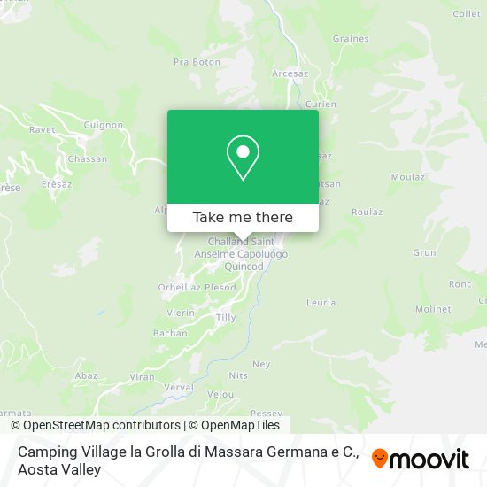 Camping Village la Grolla di Massara Germana e C. map