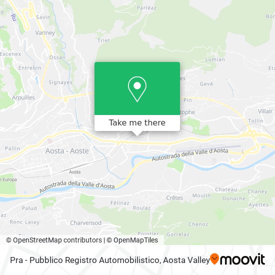 Pra - Pubblico Registro Automobilistico map