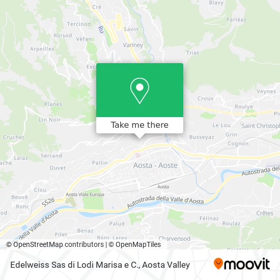 Edelweiss Sas di Lodi Marisa e C. map