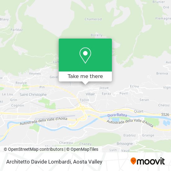 Architetto Davide Lombardi map