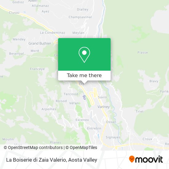 La Boiserie di Zaia Valerio map