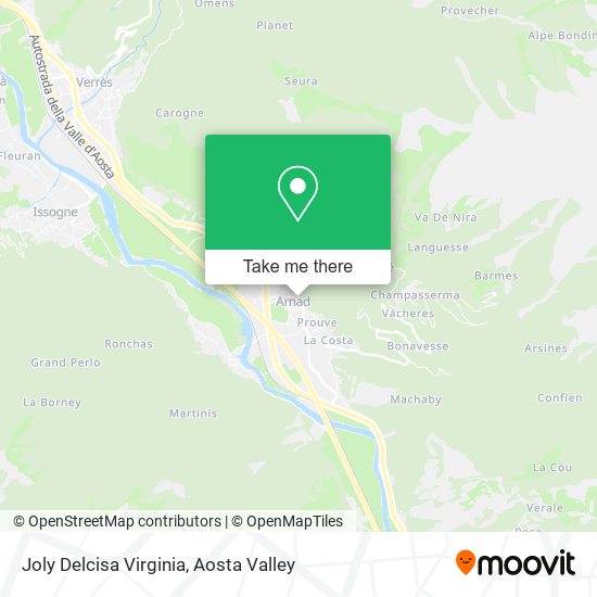 Joly Delcisa Virginia map