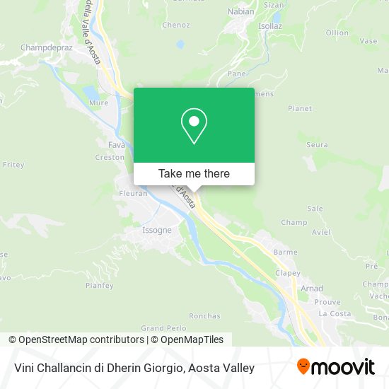 Vini Challancin di Dherin Giorgio map