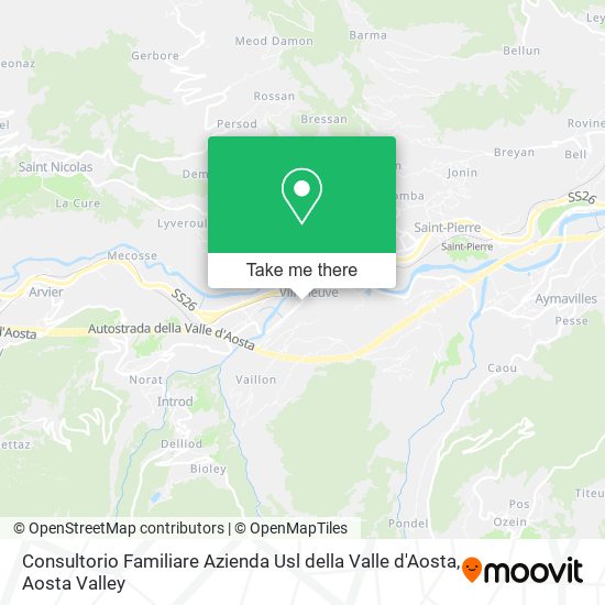 Consultorio Familiare Azienda Usl della Valle d'Aosta map