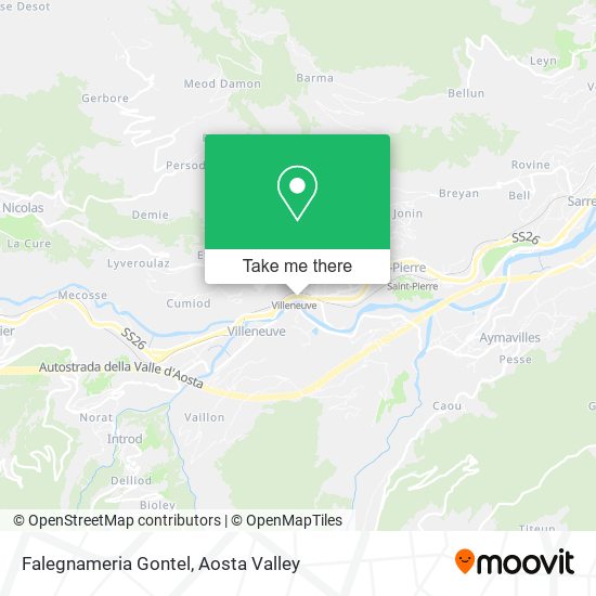 Falegnameria Gontel map